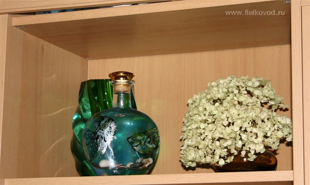 Расписанная бутылка